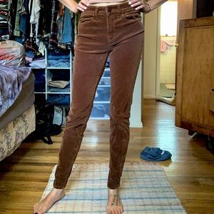 American Eagle High Waisted Corduroy Jegging